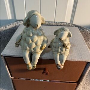Vintage pottery sheep